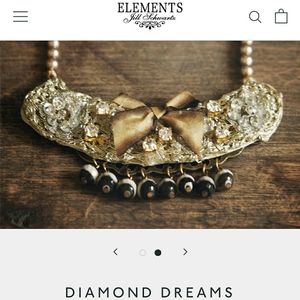 Bib Classy Vintage Necklace by Jill Shwartz